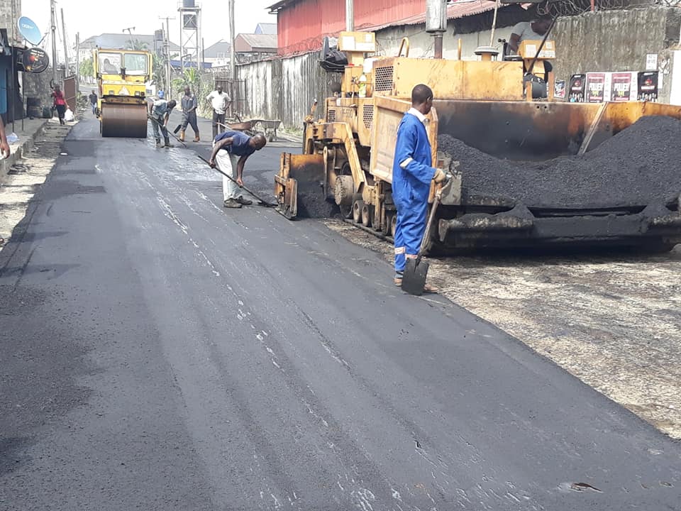 Modern construction site